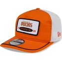 gorra-curva-orange-und-weiss-snapback-19twenty-bestickter-patch-der-anaheim-ducks-nhl-von-new-era