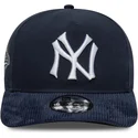 marineblaue-gebogene-snapback-kappe-19twenty-coops-cord-der-new-york-yankees-mlb-von-new-era