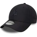 verstellbare-9forty-new-york-yankees-mlb-kappe-mit-gebogenem-schirm-in-marineblau-von-new-era