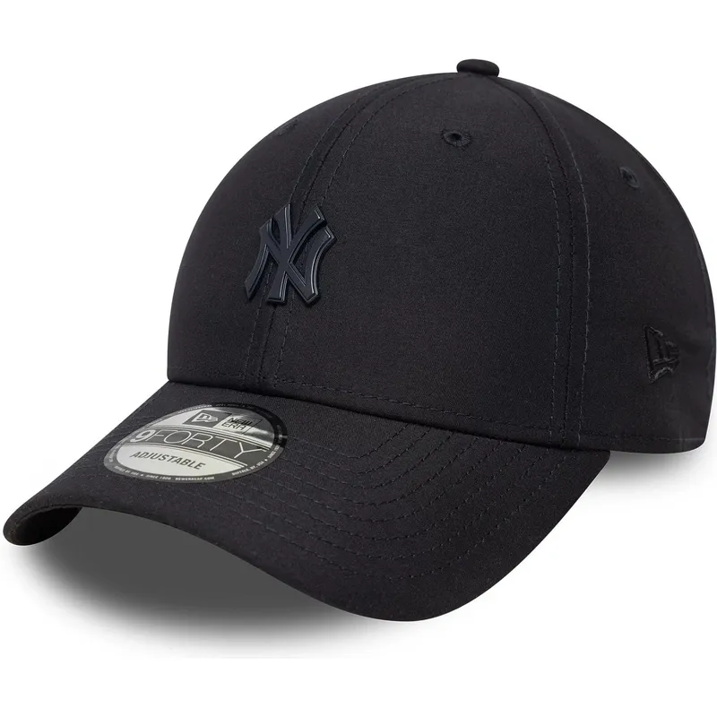 marineblaue-verstellbare-curved-cap-9forty-pin-der-new-york-yankees-mlb-von-new-era