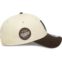 siltovka-zaoblena-hneda-nastavitelny-9forty-side-patch-los-angeles-dodgers-mlb-new-era