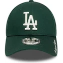 grune-verstellbare-9forty-visor-script-kappe-der-los-angeles-dodgers-mlb-von-new-era