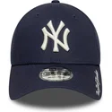 gorra-curva-azul-marino-ajustable-9forty-visor-script-de-new-york-yankees-mlb-de-new-era
