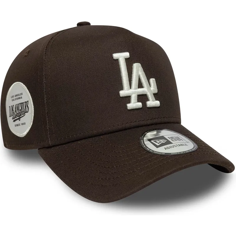cap-zaoblena-brown-snapback-9forty-e-frame-side-patch-los-angeles-dodgers-mlb-new-era