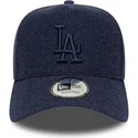 siltovka-zaoblena-tmavomodra-snapback-9forty-e-frame-melton-los-angeles-dodgers-mlb-new-era