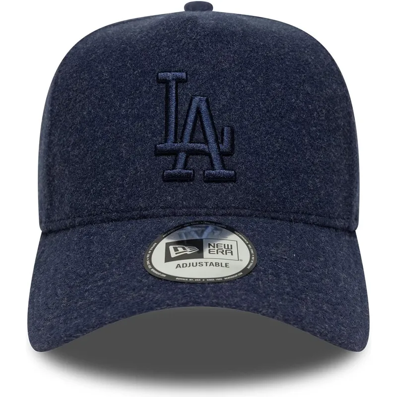 siltovka-zaoblena-tmavomodra-snapback-9forty-e-frame-melton-los-angeles-dodgers-mlb-new-era