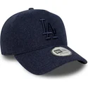 siltovka-zaoblena-tmavomodra-snapback-9forty-e-frame-melton-los-angeles-dodgers-mlb-new-era