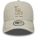 cap-zaoblena-beige-snapback-9forty-e-frame-tonal-icon-los-angeles-dodgers-mlb-new-era