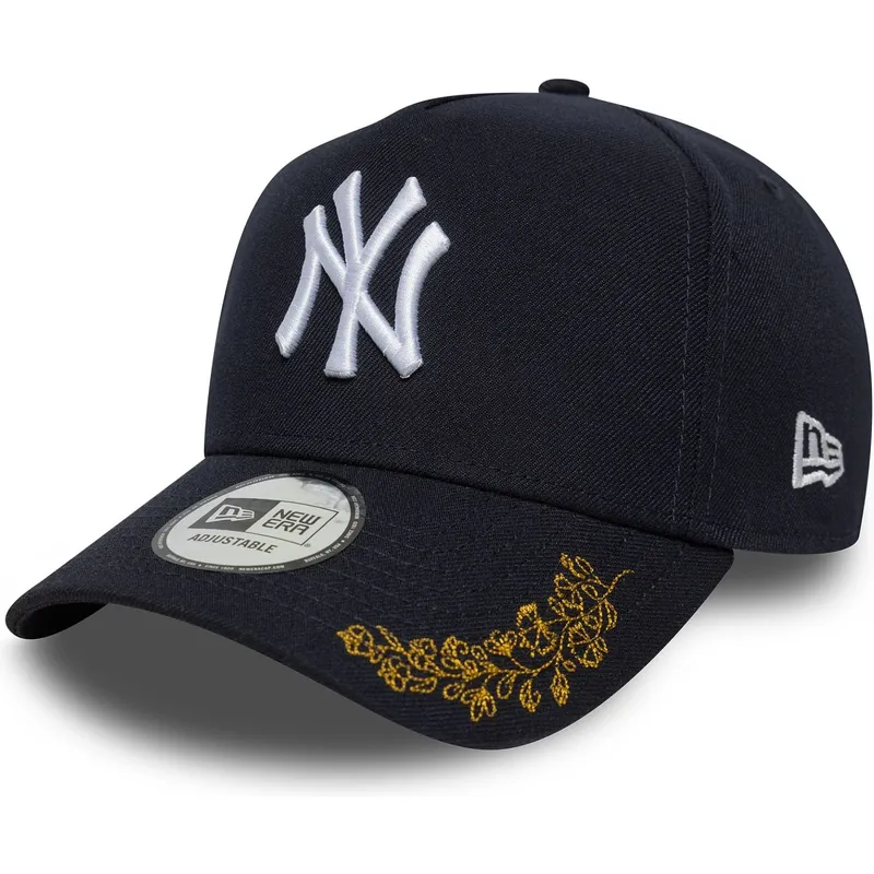 siltovka-zaoblena-tmavomodra-snapback-9forty-e-frame-tonal-icon-new-york-yankees-mlb-new-era