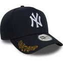 siltovka-zaoblena-tmavomodra-snapback-9forty-e-frame-tonal-icon-new-york-yankees-mlb-new-era