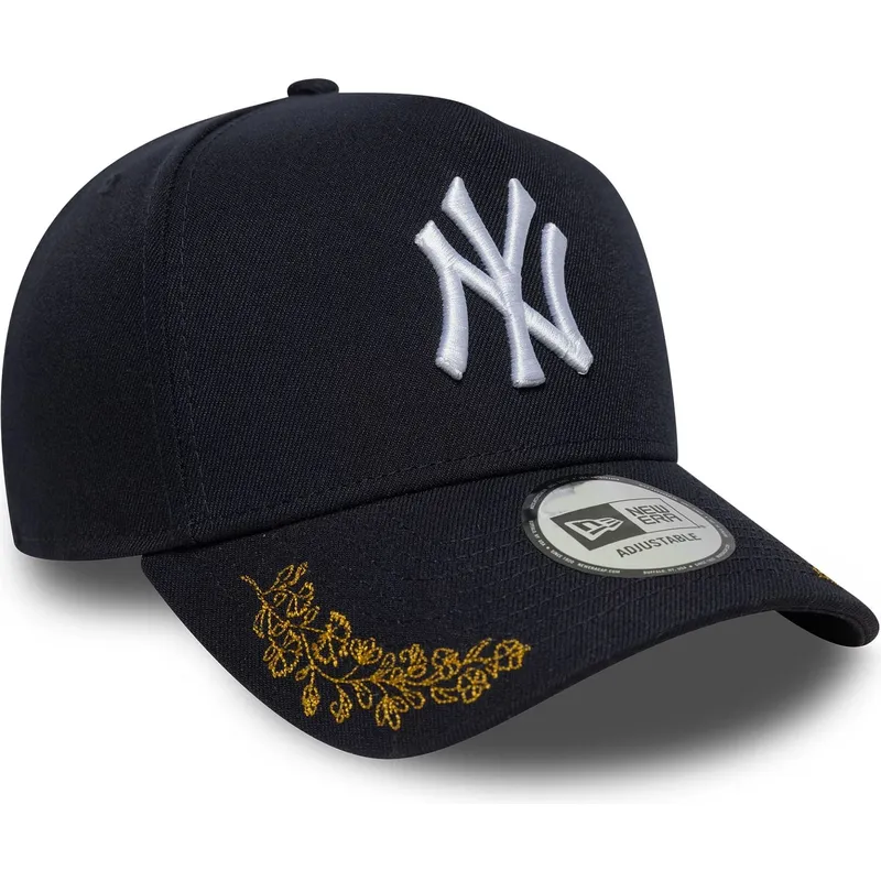 siltovka-zaoblena-tmavomodra-snapback-9forty-e-frame-tonal-icon-new-york-yankees-mlb-new-era