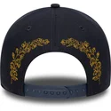 new-era-new-york-yankees-mlb-9forty-e-frame-tonal-icon-snapback-kappe-mit-gebogenem-schirm-in-marineblau
