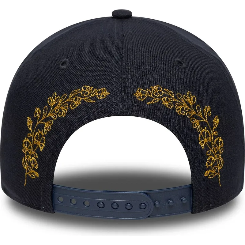 siltovka-zaoblena-tmavomodra-snapback-9forty-e-frame-tonal-icon-new-york-yankees-mlb-new-era