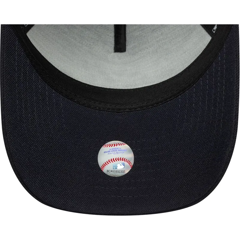 siltovka-zaoblena-tmavomodra-snapback-9forty-e-frame-tonal-icon-new-york-yankees-mlb-new-era