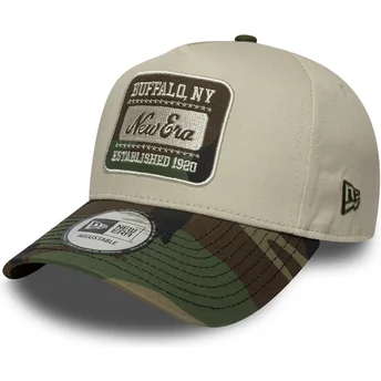 Cap zaoblená camouflage snapback 9FORTY New Era
