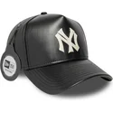 siltovka-zaoblena-cierna-nastavitelny-9forty-e-frame-img-leather-new-york-yankees-mlb-new-era