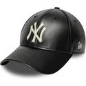 new-era-new-york-yankees-mlb-9forty-m-crown-img-leather-verstellbare-schwarze-kappe