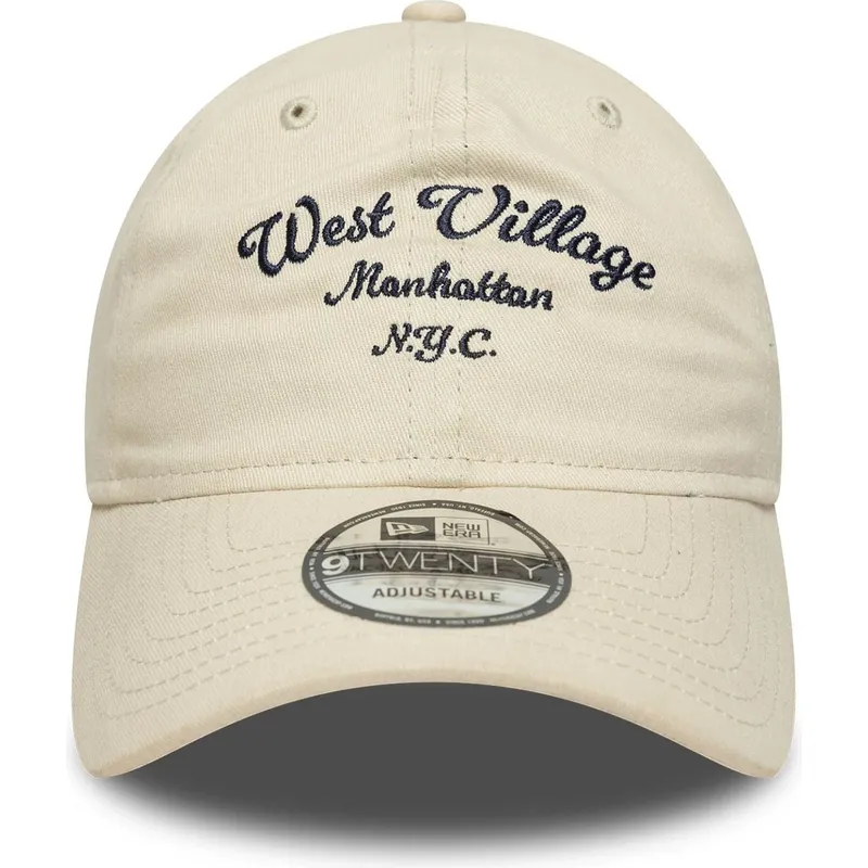 cap-zaoblena-beige-adjustable-strap-9twenty-new-era