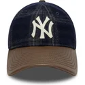cap-zaoblena-multicolor-adjustable-strap-9twenty-img-loden-leather-new-york-yankees-mlb-new-era