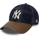 cap-zaoblena-multicolor-adjustable-strap-9twenty-img-loden-leather-new-york-yankees-mlb-new-era