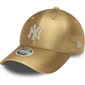 siltovka-zaoblena-zlata-nastavitelny-dorada-9forty-metallic-new-york-yankees-mlb-new-era