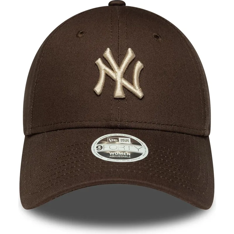 siltovka-zaoblena-hneda-nastavitelny-9forty-league-essential-new-york-yankees-mlb-new-era