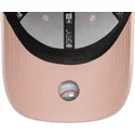 new-era-curved-brim-women-pink-logo-9forty-satin-bow-back-new-york-yankees-mlb-pink-adjustable-cap