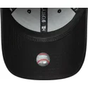 new-era-curved-brim-women-black-logo-9forty-satin-bow-back-new-york-yankees-mlb-black-adjustable-cap