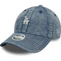 gorra-curva-azul-ajustable-para-mujer-9twenty-denim-de-los-angeles-dodgers-mlb-de-new-era