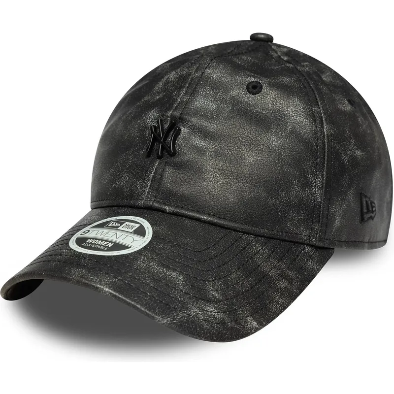 cap-zaoblena-black-adjustable-strap-9twenty-worn-pu-new-york-yankees-mlb-new-era