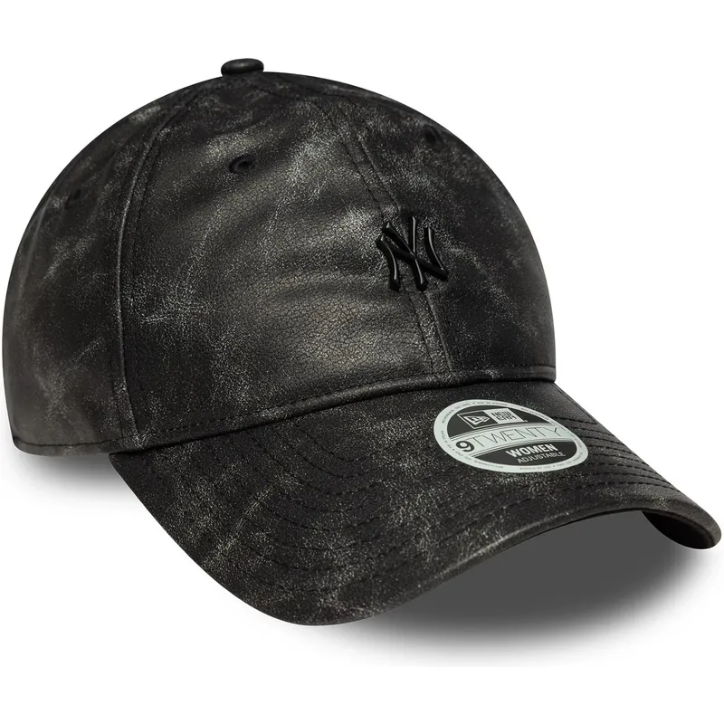 cap-zaoblena-black-adjustable-strap-9twenty-worn-pu-new-york-yankees-mlb-new-era