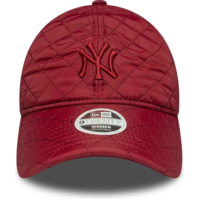 siltovka-zaoblena-cervena-nastavitelny-9twenty-padded-new-york-yankees-mlb-new-era