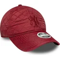 siltovka-zaoblena-cervena-nastavitelny-9twenty-padded-new-york-yankees-mlb-new-era