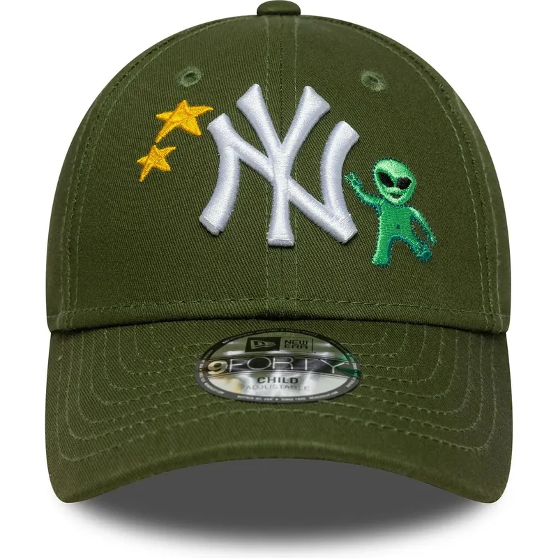 siltovka-zaoblena-zelena-nastavitelny-pre-deti-9forty-space-icon-new-york-yankees-mlb-new-era
