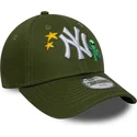 siltovka-zaoblena-zelena-nastavitelny-pre-deti-9forty-space-icon-new-york-yankees-mlb-new-era