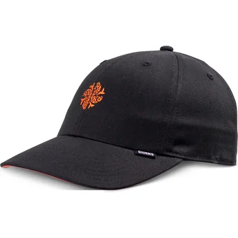 Cap zaoblená black adjustable strap Djinns