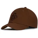 gorra-curva-marron-ajustable-con-logo-marron-baseball-peach-obl061-de-oblack