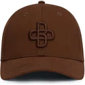 verstellbare-braune-baseballkappe-mit-braunem-logo-gebogener-schirm-baseball-peach-obl061-von-oblack