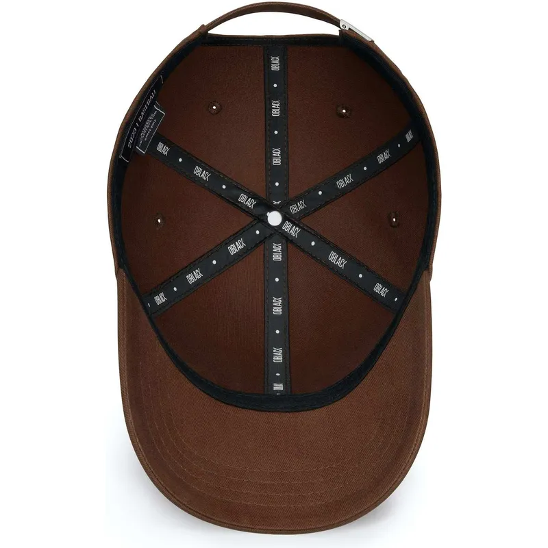 cap-zaoblena-brown-adjustable-strap-oblack
