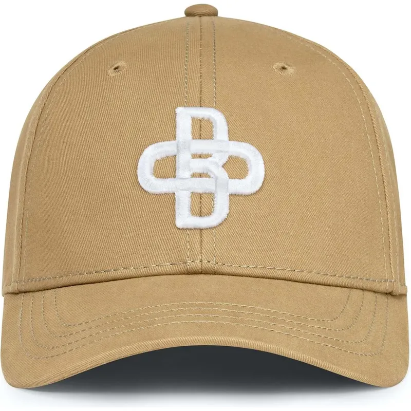 cap-zaoblena-beige-adjustable-strap-oblack