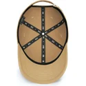 cap-zaoblena-beige-adjustable-strap-oblack