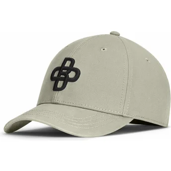 Cap zaoblená green adjustable strap Oblack