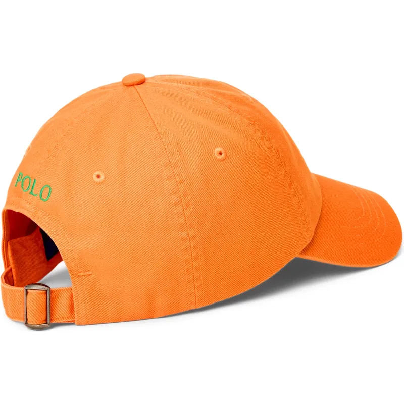 cap-zaoblena-orange-adjustable-strap-polo-ralph-lauren cap-zaoblena-orange-adjustable-strap-polo-ralph-lauren