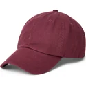 verstellbare-gebogene-granatrote-kappe-mit-granatfarbenem-logo-cotton-chino-classic-sport-von-polo-ralph-lauren