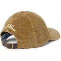 verstellbare-hellbraune-classic-sport-cord-kappe-von-polo-ralph-lauren