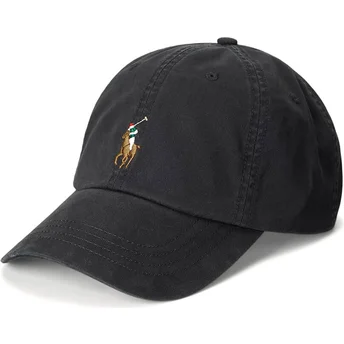 Šiltovka zaoblená čierna nastaviteľný Classic Sport Stretch Cotton Twill Polo Ralph Lauren