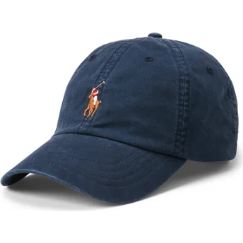 Šiltovky zaoblená tmavomodrá nastaviteľný pásik Classic Sport Stretch Cotton Twill Polo Ralph Lauren