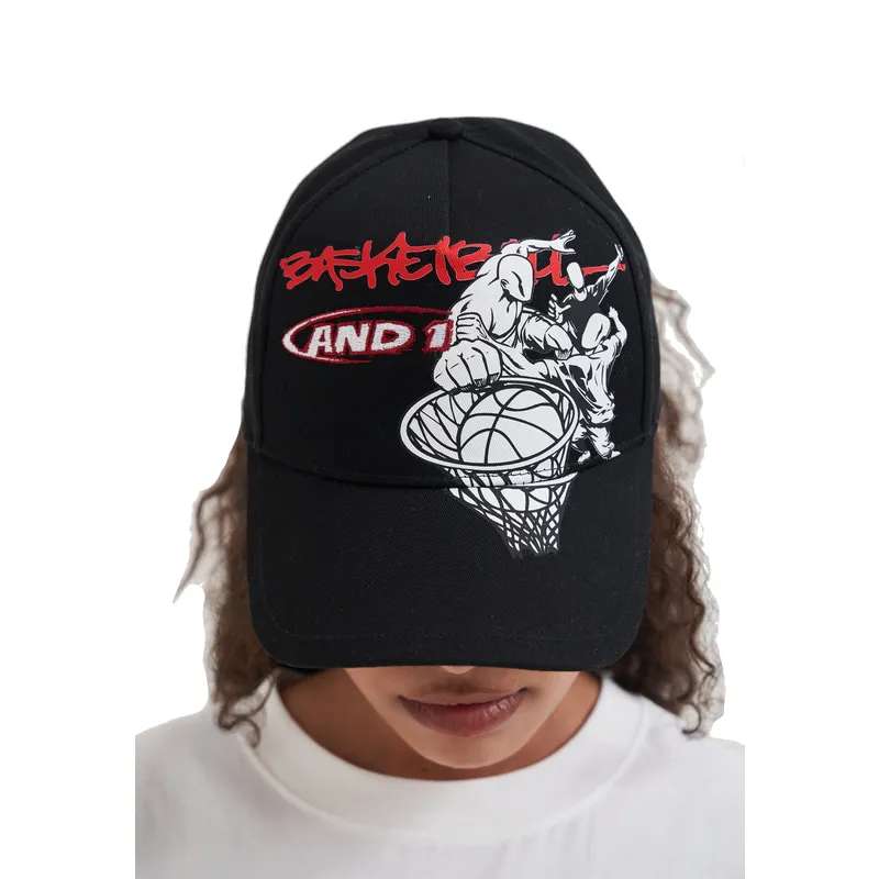 siltovka-zaoblena-cierna-snapback-dunk-graffiti-and1