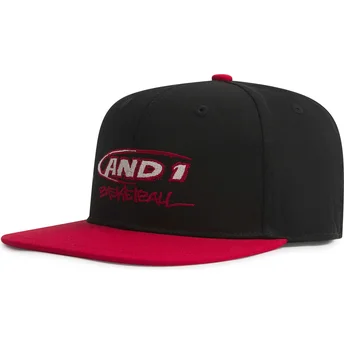 Cap rovná black snapback AND1