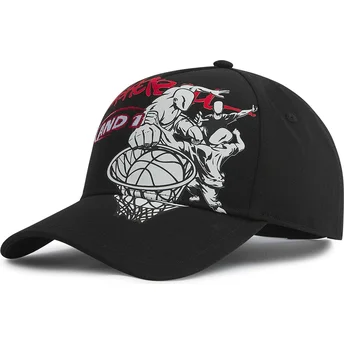 Šiltovka zaoblená čierna snapback Dunk Graffiti AND1